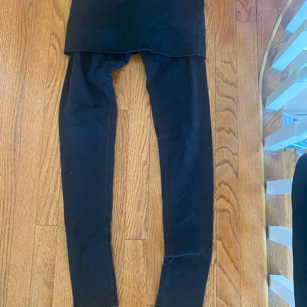 SOLOW Black Full-Length Leggings Stretchy